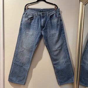 Men’s Levi 505 Classic Medium Wash Denim Jeans W36 L30